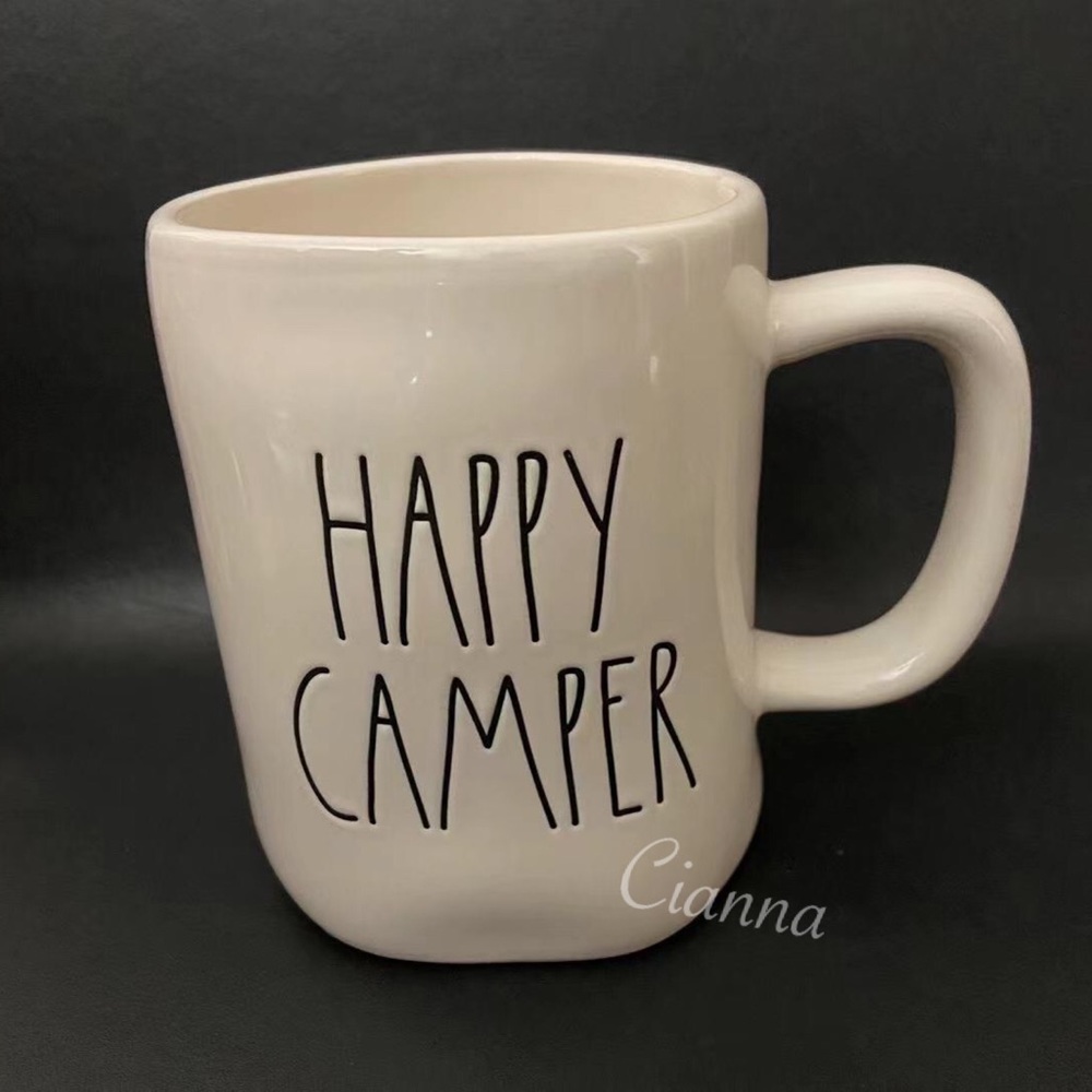 Rae Dunn Happy Camper Double Sided Mug